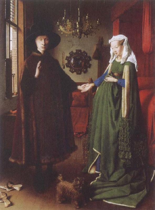 Jan Van Eyck The Arnolfini Portrait oil painting image